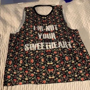 Lf “im not your sweetheart” shirt